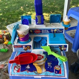 Vintage Play Doh Dairy Queen Playset with Accessories
